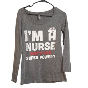 Next Level Apparel Heather Gray Tee